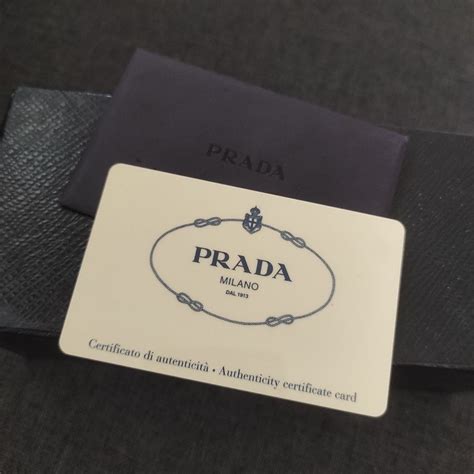 fake prada label|prada authenticity card.